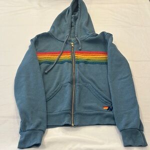 Aviator Nations women’s S Rainbow Hoodie